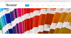 Desktop Screenshot of eurocor.com.pt