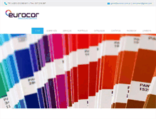 Tablet Screenshot of eurocor.com.pt